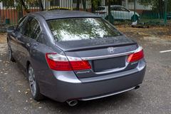 Накладка на задний бампер Honda Accord IX (седан) 2012-2015